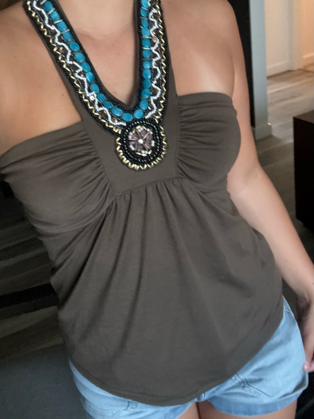 Turquoise Treasure Halter Top